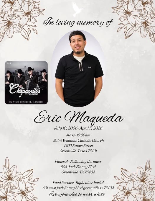 Eric Maqueda Greenville, Texas Obituary – Death
